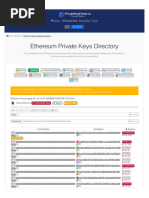 Ethereum Private Keys Directory - Page 1