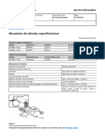 Mecanismo de Válvulas, Especificaciones EC380D