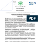 Acuerdo 048 2022 Plan Excepcional de Titulacion Consejo Superior