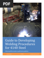 Developing Welding Procedures For 4140 Steel