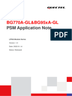 Quectel BG770A-GL BG95xA-GL PSM Application Note V1.0