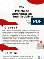 Projeto de Aprendizagem Interdisciplinar PPT 08.22