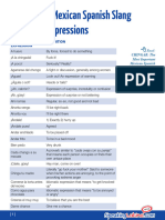 Common Mexican Spanish Expressions by Speaking Latino