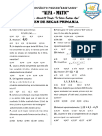 Examen de Becas 4to, 5to y 6to Prim