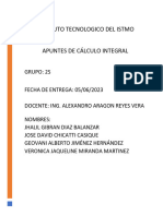 Trabajo Final Apuntes de Clase Cálculo Integral