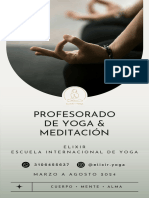 Profesorado Internacional de Yoga y Meditación