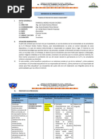 EXPERIENCIA DE APRENDIZAJE #3° - 4to grado-III BIMESTRE-2022