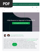 4 Big Reasons To Upgrade To MongoDB 7.0 - MongoDB