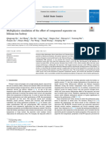 Multiphysics Simulation of The Effect of Compressed Separa - 2024 - Solid State