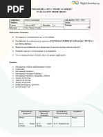 Evaluación Trimestre 2 3bach A