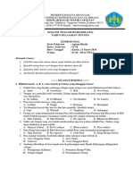 Soal PTS Agama Hindu KLS 4 SMT 2