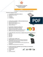 Actividad de Aprendizaje No 1 Componentes Principales Del Computador