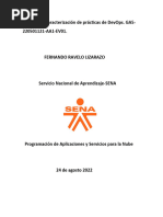 Informe de Caracterización de Prácticas de DevOps. GA5-220501121-AA1-EV01-FERNANDO RAVELO