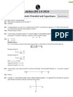 Electrostatic Potential and Capacitance Boards Corner Lakshya JEE