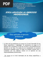 Etica Aplicada Al Ejercicio Profesionar