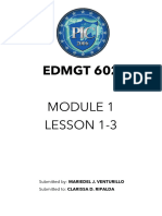 Edgmt 602 Module 1