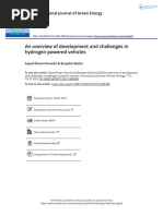 An Overview of Development and Challenges in Hydrogen Powered Vehicles