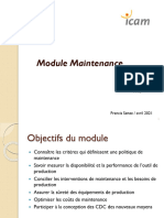 Cours Maintenance - Présentation ICAM