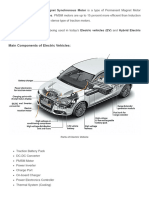 PMSM Motor For Electric Vehicles