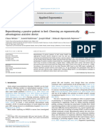 Repositioning A Passive Patient in Bed: Choosing An Ergonomically Advantageous Assistive Device