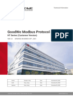 GoodWe Modbus Protocol of Inverter - HT - Series 100-250kW V0.11