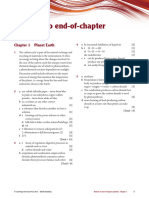 Cambridge IGCSE Chemistry Coursebook End-Of-Chapter Answers