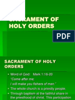 Sacrament of Holy Orders