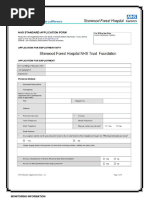 Sherwood Forest Hospital NHS Foundation Trust Job Application Form