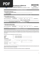 Formato Cancelacion Matricula