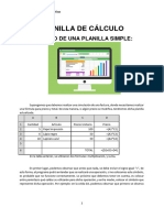 Planilla de Calculo