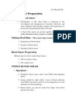 Images Blood Smear Preparation