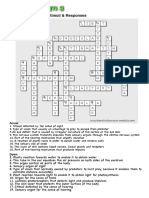 Crossword Puzzle Form 3 Answers