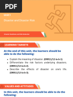 DRRR LESSON 1 To 3 The Concept of Disaster and Disaster Risk