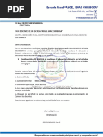 Comunicado Docentes Aich