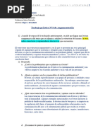 Lengua TP N°3 - Argumentación