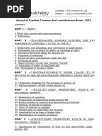 Himachal Pradesh Tenancy and Land Reforms Rules, 1975