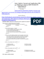 Test Bank For Elementary Algebra Concepts and Applications 10th Edition by Bittinger Ellenbogen Johnson ISBN 0134441370 9780134441375