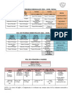 Rol de Atencion y Rol de Examenes 2024 1