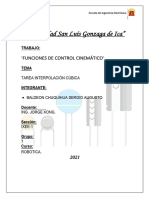 Tarea Interpolación Cúbica