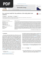 On A Universal Model For The Prediction of The Daily Global Solar Radiation