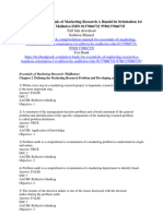 Test Bank For Essentials of Marketing Research A Handson Orientation 1St Edition by Malhotra Isbn 0137066732 9780137066735 Full Chapter PDF