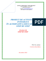 Proiect de Lectie Decembrie