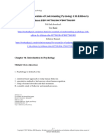 Test Bank For Essentials of Understanding Psychology 11Th Edition by Feldman Isbn 0077861884 9780077861889 Full Chapter PDF