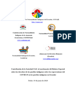 INFORME ALTERNATIVO - Pueblos Indígenas - Ecuador