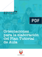 Orientaciones Plan Tutorial Aula