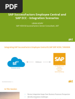 SAP SuccessFactors Employee Central and SAP ECC - Integration Scenarios