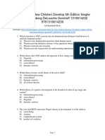 How Children Develop 5Th Edition Siegler Test Bank Full Chapter PDF