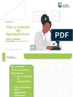 Clase 8 - Uso y Menejo de Agroquimicos