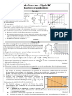 Exercices de Dipole RC