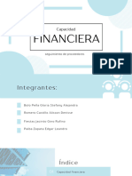 Capacidad Financiera